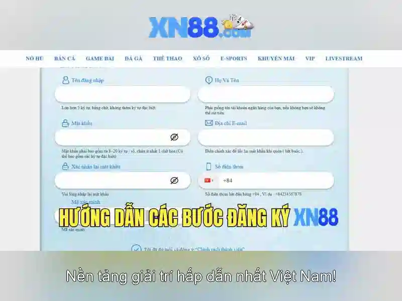 Các trò chơi có mặt tại xn88